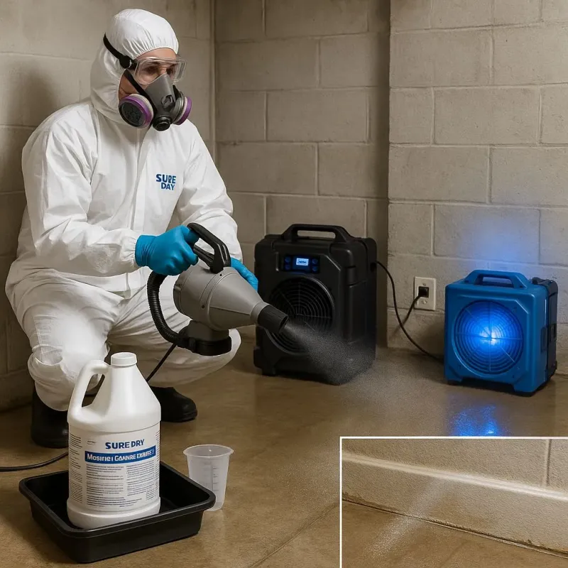 Sanitization and Odor Removal process in Crosby, MN